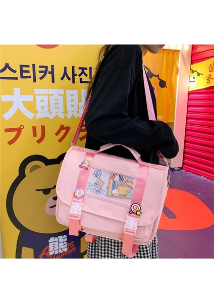 Vıp-Mavi Tarzı Aksesuarlarla Japon Moda Bayan Sırt Çantası Çift Su Geçirmez Kawaii Kadın Genç Kızlar Için Okul Çantaları Omuz Sırt Çantaları Sevimli Sırt Çantaları (Yurt Dışından) modelleri