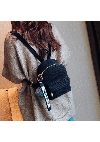 Pembe Tarzı Sevimli Kadife Sırt Çantası Gençler Çocuklar Için Mini Sırt Çantası Kawaii Kız Çocuklar Küçük Sırt Çantaları Kadın Packbags Kürk Top Okul Çantası (Yurt Dışından) indirimleri