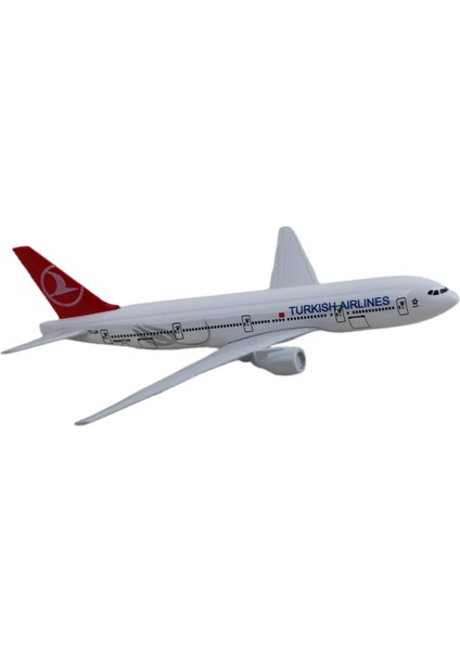 Boeing 777-300 Thy 1:400 Ölçekli Metal Model Maket Uçak Masaüstü Sergi Uçak Maketi Koleksiyon Modeli