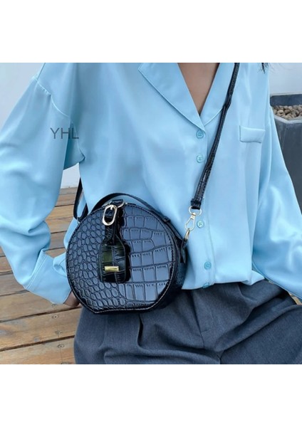 Kremsi Beyaz Tarzı Küçük Yuvarlak Çanta Timsah Yuvarlak Kek Çanta Kadın Çanta Yeni Yabancı Stil Çanta Çok Yönlü Bir Omuz Messenger Çanta (Yurt Dışından) fiyatları