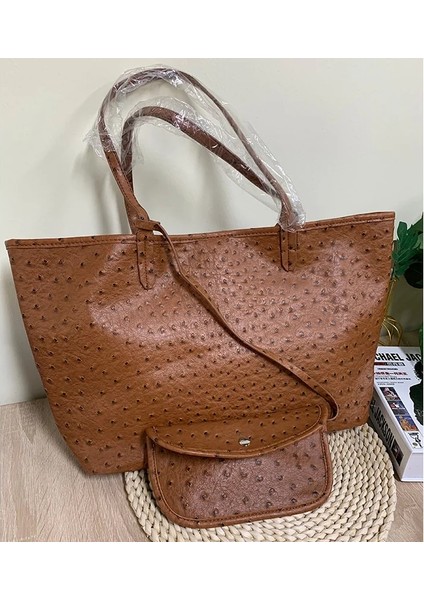 Timsah Bordo Tarzı Tasarımcı Devekuşu Desen Omuz Çantaları Wome Için Yeni Trendy Alışveriş Çantası Yüksek Kapasiteli Çanta Seyahat Lüks El Çantası (Yurt Dışından) modelleri