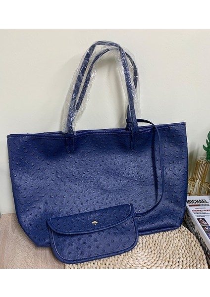 Timsah Bordo Tarzı Tasarımcı Devekuşu Desen Omuz Çantaları Wome Için Yeni Trendy Alışveriş Çantası Yüksek Kapasiteli Çanta Seyahat Lüks El Çantası (Yurt Dışından) indirimleri