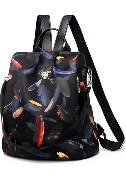 Mor Tarzı Moda Hırsızlık Kadın Sırt Çantaları Ünlü Yüksek Li Su Geçirmez Oxford Kadın Sırt Çantası Bayanlar Büyük Kapasiteli Sırt Çantası (Yurt Dışından) fırsatları