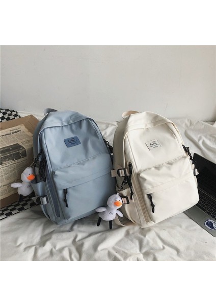 Mavi Stil Yeni Rahat Sırt Çantası Kawaii Kadın Sırt Çantası Naylon Genç Kızlar Için Su Geçirmez Okul Çantaları Omuz Çantaları Mochilas Sırt Çantaları (Yurt Dışından) fiyatları