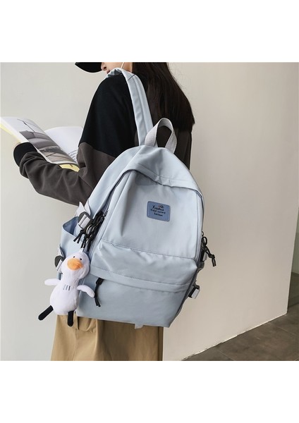 Mavi Stil Yeni Rahat Sırt Çantası Kawaii Kadın Sırt Çantası Naylon Genç Kızlar Için Su Geçirmez Okul Çantaları Omuz Çantaları Mochilas Sırt Çantaları (Yurt Dışından) indirimleri