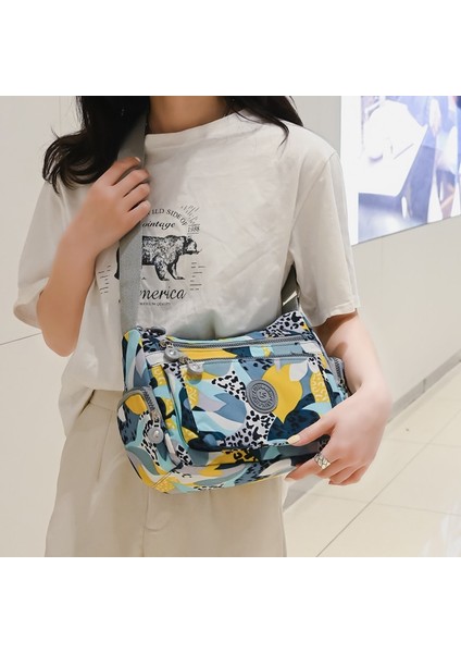 Siyah Stil Kırsal Tarzı Kumaş Crossbody Bayanlar Günlük Omuz Çantası Naylon Su Geçirmez Çanta Günlük Veya Kadınlar Alışveriş Seyahat Messengerbag (Yurt Dışından) fırsatları