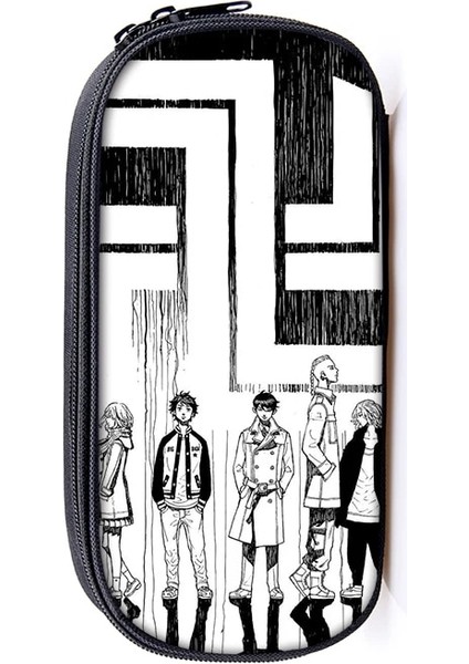 DQBBDJFCZ18W Stili Anime Tokyo Revengers Kalem Çantası Bayanlar Tuval Yoshiro Sagano Makyaj Çantaları Taşınabilir Kalem Kutusu Çocuk Okul Malzemeleri Hediye (Yurt Dışından)