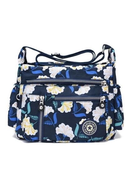 No.1 Tarzı Oxford Omuz Çantası Kadınlar Için Yüksek Li Messenger Çanta Kırsal Tarzı Kumaş Eğlence Veya Seyahat Çantası Su Geçirmez Naylon Paket (Yurt Dışından)