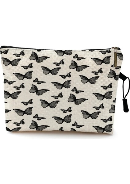 Desen 11 Stili 22X13CM Özelleştirilmiş Kadın Leopar Baskı Kozmetik Çantası Şeytan Gözler Su Geçirmez Fermuar Makyaj Çantası Seyahat Yıkama Makyaj Organizatör Güzellik Durumda (Yurt Dışından)