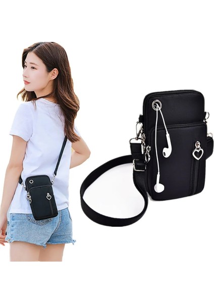 Küçük Menekşe Tarzı Kadın Dikey Mini Çanta Omuz Askısı Messenger Göğüs Çanta Cüzdan Işlevli Cep Telefonu Çantası Bozuk Para Cüzdanı Crossbody Çanta (Yurt Dışından) fiyatları