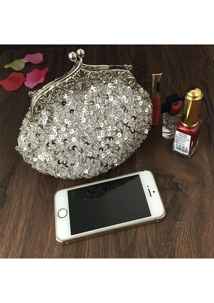 Gri Stil 2022 Yeni Varış Debriyaj Çanta Gümüş Kristal Akşam Çanta Kadın Düğün Diamantes Parti Gelin Çantaları Altın Gök Mavisi WY06 (Yurt Dışından) fiyatları