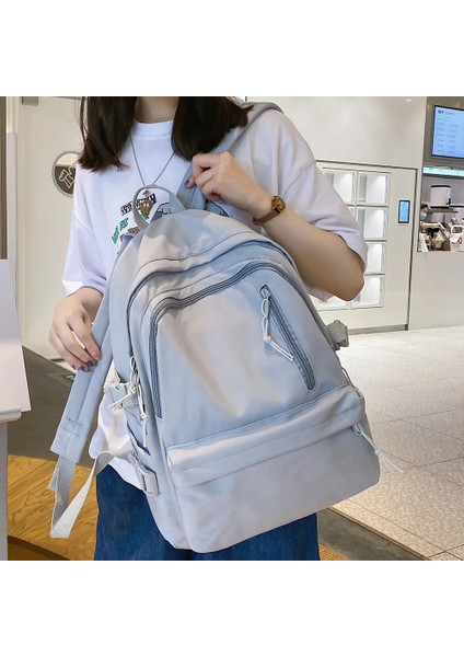 Sarı Stil Ördek Bebek Yok Moda Bayan Su Geçirmez Sırt Çantası Kadın Sevimli Serin Çanta Seyahat Kitabı Kawaii Sırt Çantası Dizüstü Kız Öğrenci Kolej Kadın Okul Çantaları (Yurt Dışından) modelleri