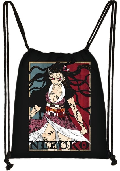 SKDYAIBAWZR19 Stili Anime Demon Slayer Sırt Çantası Kadın Sırt Çantası Kawaii Kimetsu Hiçbir Yaiba Omuz Çantaları Tanjirou Kamado Zenitsu Kız Sırt Çantası Kitap Çantası (Yurt Dışından)