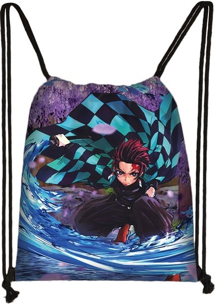SKDYAIBAWZR19 Stili Anime Demon Slayer Sırt Çantası Kadın Sırt Çantası Kawaii Kimetsu Hiçbir Yaiba Omuz Çantaları Tanjirou Kamado Zenitsu Kız Sırt Çantası Kitap Çantası (Yurt Dışından) fırsatları