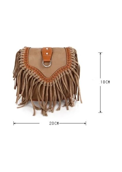 No.3 Tarzı Bohem Çanta Boho Free Spirit Püskül Çapraz Vücut Çanta Retro Hippi Tasarımcı Kadın Çingene Fringe Bohem Omuz Çantası (Yurt Dışından) fırsatları