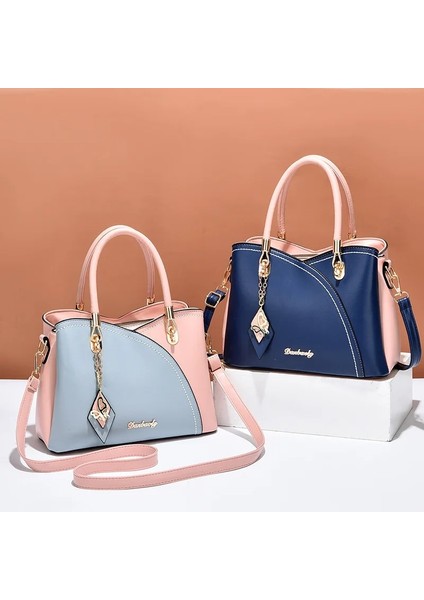 Siyah Stil Moda Tüm Maç Kadın Omuz Çantası Sonbahar Yeni Hit Renk Messenger Çanta Basit Yüksek Li Çanta Kadın (Yurt Dışından) fırsatları