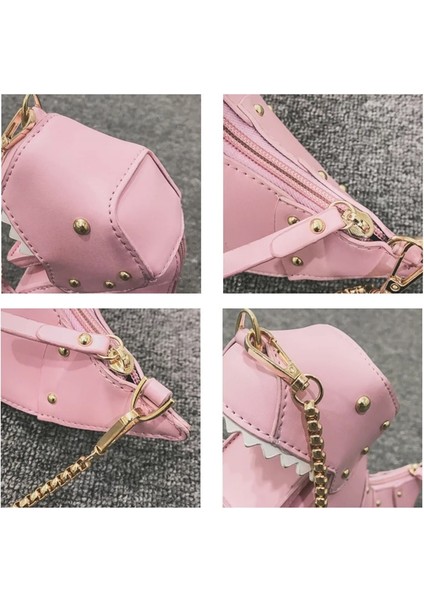 Kırmızı Stil 24CM x 25CM x 11CM Kızlar Için Güzel Dinozor Crossbody Çanta Taşınabilir Moda Bayanlar Küçük Çanta Güzel Sevimli Hayvan Baskıları Seyahat Çantası Oyuncaklar Hediyeler (Yurt Dışından) fırsatları
