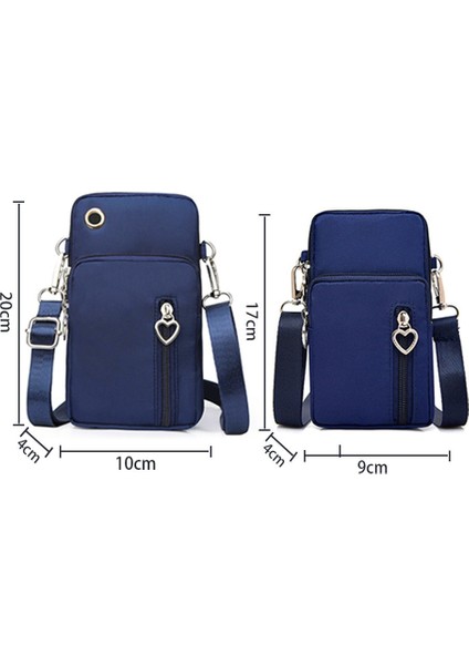 No.1 Tarzı Kadın Cep Telefonu Çantası Sikke Çanta Kadınlar Için Crossbody Çanta Çanta Omuz Askısı Messenger Göğüs Çanta Cüzdan Işlevli Çantalar (Yurt Dışından)
