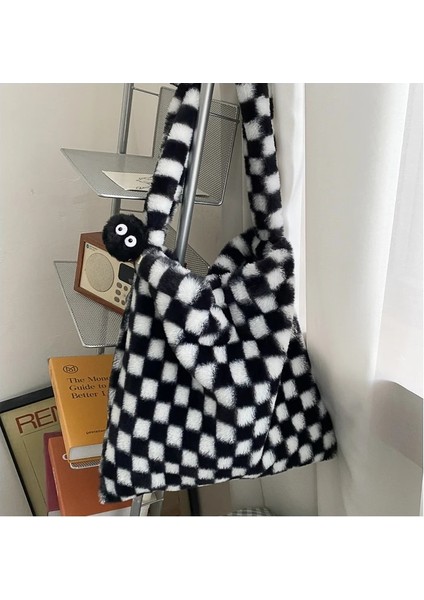 Ayakkabı Kolye Stili Ekle Vintage Sevimli Crossbody Serin Kızlar Çanta Çanta Yumuşak Peluş Kürklü Kadın Messenger Çanta Zarif Faux Kürk Bayan Omuz Çantaları (Yurt Dışından) fiyatları