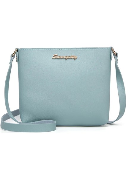 Mavi Stil Bags For Wome New Simple Women Pu Leather Handbags Messenger Bag Lady Retro Casual Small Fresh Small Square Bag (Yurt Dışından)