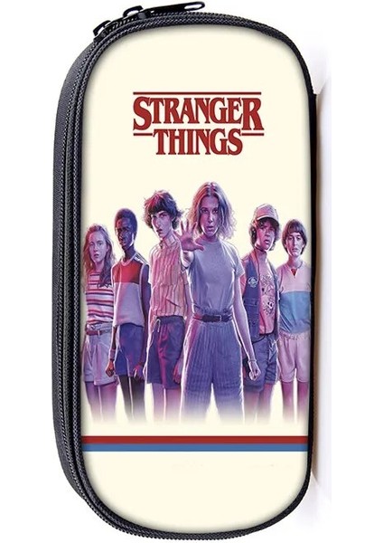 DQBBYABANCITHIS20 Stili Stranger Things Kozmetik Çantası Kalem Çantaları Erkek Kız Okul Çantası Çocuk Kırtasiye Çantası Kadın Makyaj Çantası Çocuklar Kalem Kutusu (Yurt Dışından)