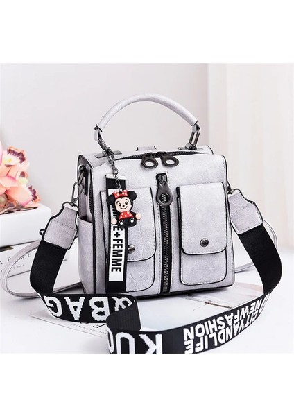 Bej Tarzı Multi-Functional Shoulder Bag Factory New Coming Leather Handbags Made In Tote Cross Fashion Bag (Yurt Dışından)