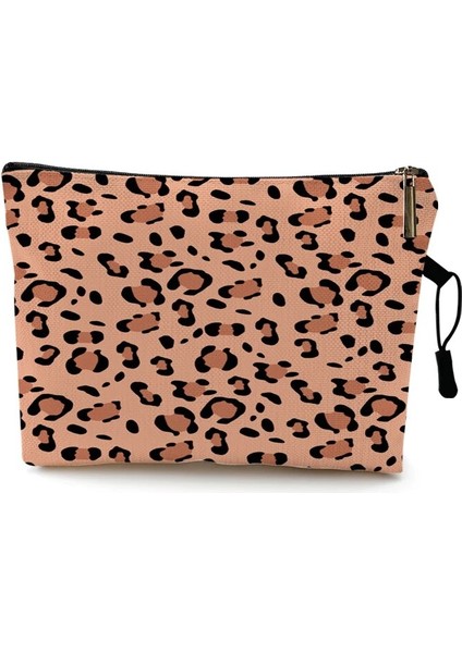 Desen 3 Stili 22X13CM Özelleştirilmiş Kadın Leopar Baskı Kozmetik Çantası Şeytan Gözler Su Geçirmez Fermuar Makyaj Çantası Seyahat Yıkama Makyaj Organizatör Güzellik Durumda (Yurt Dışından)