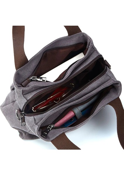 Haki Tarzı Kadın Çanta Çanta Crossbody Kanvas Çanta Woma Için Big Bag Kanvas Omuz Tote Bayan Çanta Bayan Tasarımcı Postacı Çantaları (Yurt Dışından) indirimleri