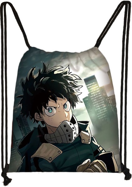 SKDMYHERO07 Stili Japon Animesi Boku No Hero Academia Ipli Çanta My Hero Academia Rahat Sırt Çantası Genç Saklama Çantası Kadın Erkek Seyahat Çantaları (Yurt Dışından) fırsatları