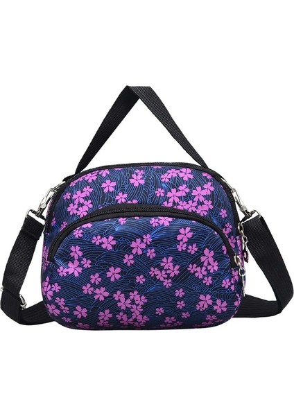 Renk3 Stili 20CM 16CM 10CM Su Geçirmez Naylon Kumaş Çapraz Cep Telefonu Çantası Tek Omuz Anne Bozuk Para Cüzdanı Yeni Kadın Çantası Rahat Açık Crossbody Çanta (Yurt Dışından)