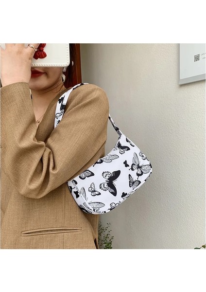 Leopar Tarzı 23CM x 7.5cm x 13CM Naylon Retro Ekose Moda Bayanlar Leopar Baskı Rahat Omuz Koltukaltı Çantaları Kadınlar Için Rend Kız Shopper Kadın Çanta (Yurt Dışından) fırsatları