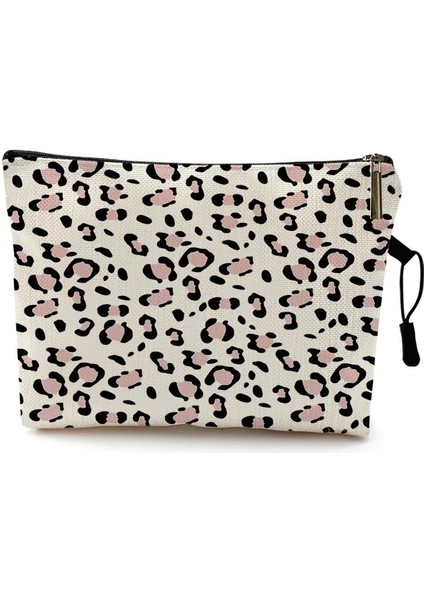 Desen 6 Stili 22X13CM Özelleştirilmiş Kadın Leopar Baskı Kozmetik Çantası Şeytan Gözler Su Geçirmez Fermuar Makyaj Çantası Seyahat Yıkama Makyaj Organizatör Güzellik Durumda (Yurt Dışından)