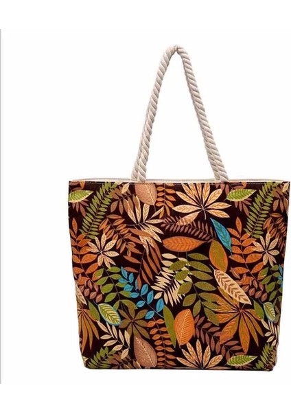 Mavi Stil Ücretsiz Alışveriş Çanta Yüksek Li Kadın Kız Tuval Büyük Çizgili Yaz Omuz Tote Plaj Çantası Renkli Çizgili (Yurt Dışından) modelleri