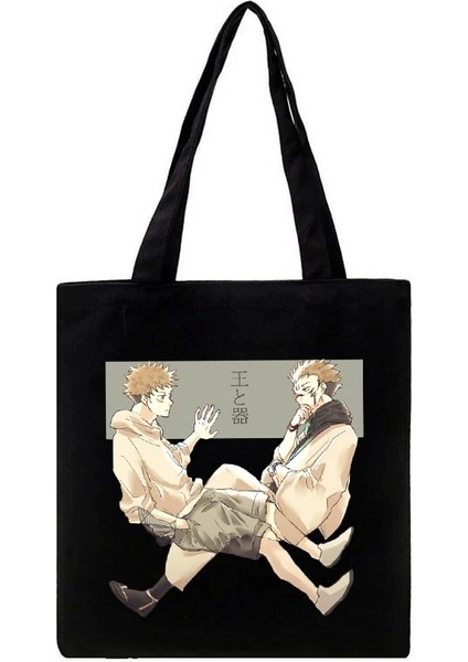 HEI016 Stili Geri Japon Anime Moda Kadın Kanvas Çanta Harajuku Gotik Büyük Kapasiteli Alışveriş Çantası Y2K Vintage Kadın Omuz Çantası (Yurt Dışından) indirimleri