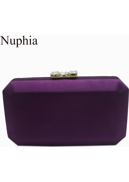 Pembe Tarzı 20X11,5X4,5 cm Nuphia Yeni Ipek Saten Abiye Çanta Kavrama ve Abiye Çanta Morkırmızıpembeyeşilsiyah (Yurt Dışından) fiyatları