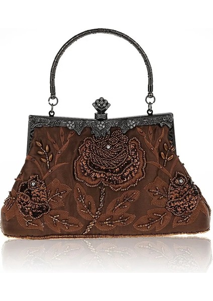 Stili Temizle 2022 Yeni Vintage 7 Renk Zarif Batı Akşam Çanta Taşınabilir Moda Akşam Parti Çanta Metal-Çıtçıt Kadın Çanta WY26 (Yurt Dışından)