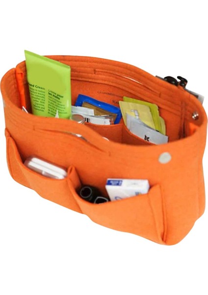 Gök Mavisi Tarzı S Beden 1 Adet Keçe Kumaş Kozmetik Çantası Seyahat Işlevli Çanta Kozmetik Organizatör Çanta Eklemek Çanta Keçe Kumaş Saklama Kılıfı Kılıf (Yurt Dışından) fiyatları