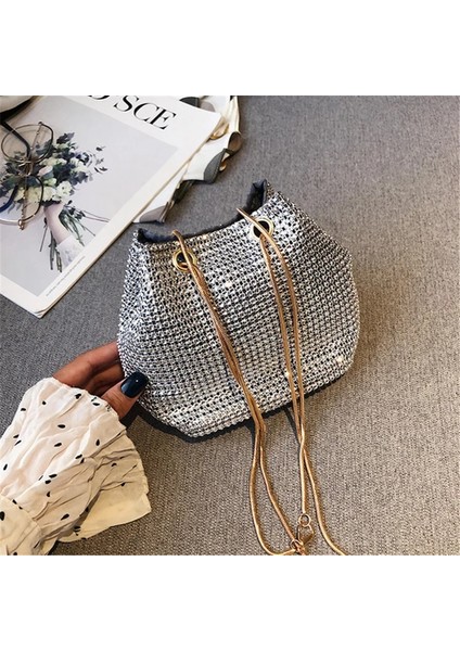 Şerit Tarzı Debriyaj Elmas Çanta Yapay Elmas Zincir Omuz Çantaları Lüks Bayan Çanta Çantalar Akşampartidüğün Şerit Kese Doğum Günü Hediyesi (Yurt Dışından) modelleri