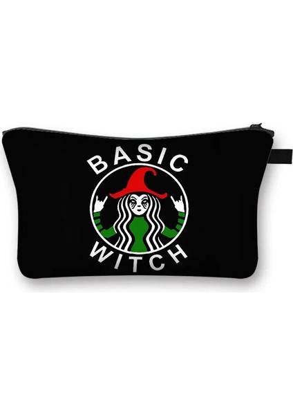 SHZBWITCH08 Stili Cadı Kara Kedi Dolu Şeytan Kozmetik Çantası Witchcrat Baphomet Kadınlar Makyaj Çantası Bayanlar Ruj Makyaj Organizatör Çantaları (Yurt Dışından)