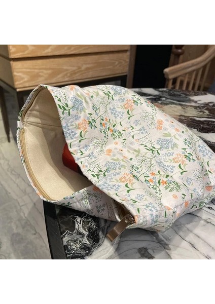 No.3 Tarzı Retro Çiçek Kozmetik Çantası Pamuklu Kumaş Makyaj Organizatör Kadın Necesserie Güzellik Saklama Kutusu Büyük Seyahat Tuvalet Çamaşır Torbası (Yurt Dışından) fırsatları