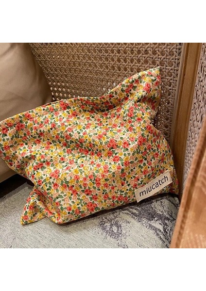 No.3 Tarzı Retro Çiçek Kozmetik Çantası Pamuklu Kumaş Makyaj Organizatör Kadın Necesserie Güzellik Saklama Kutusu Büyük Seyahat Tuvalet Çamaşır Torbası (Yurt Dışından) indirimleri