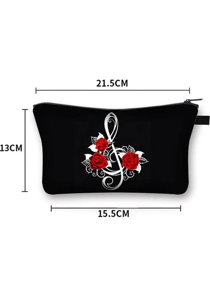 SHZBHZNV03CW Stili Gül Leopar Dudaklar Kozmetik Durumda Kadın Moda Makyaj Çantası Bayanlar Tuvalet Çantası Ruj Organizatör Fermuar Kılıfı Kadın Makyaj Çantaları (Yurt Dışından) indirimleri