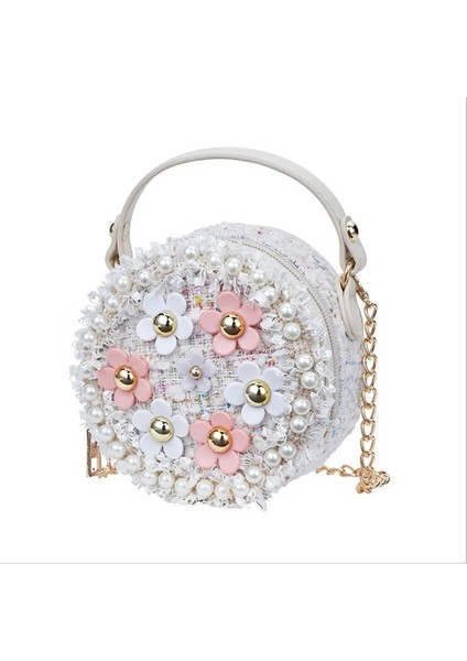 Pembe Tarzı Kadın Çanta Lady Küçük Kızlar Toddler Çanta Prenses Güzel Çanta Bebek Messenger Omuz Crossbody Çiçek Çanta (Yurt Dışından) indirimleri