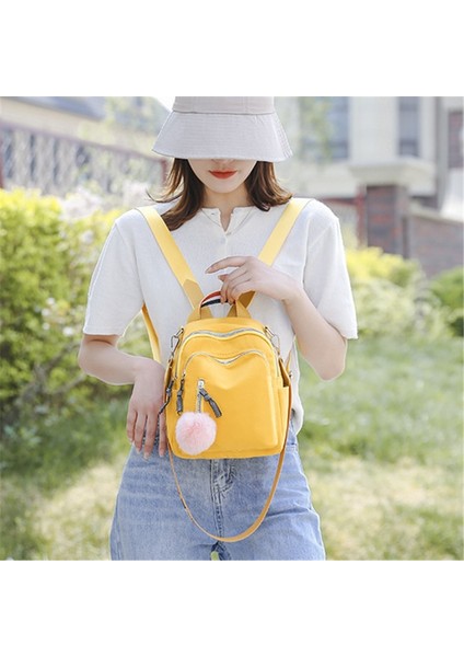 Sarı Stil Küçük Kadın Sırt Çantası Mini Sırt Çantası Kore Moda Bookbag Genç Kız Için Yüksek Li Seyahat Oxford Sırt Paketi Mochila Feminina (Yurt Dışından) modelleri