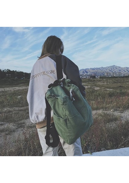 Sarı Stil Yeni Moda Sırt Çantası Yüksek Kapasiteli Seyahat Sırt Çantası Dizüstü Tuval Kadın Sırt Çantası Kadın Gençler Için Schoolbag Kız Mochila Mujer (Yurt Dışından) indirimleri