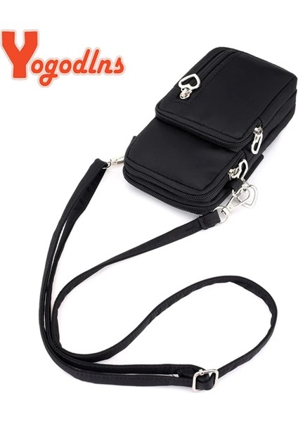 Gül Tarzı 9X5X18CM Yogodlns Kadınlar Için Crossbody Çanta Su Geçirmez Naylon Işlevli Rahat Küçük Çanta Cep Telefonu Kılıfı Crossbody Çanta Spor Çanta (Yurt Dışından) fırsatları