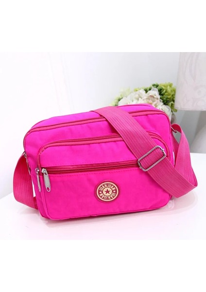 Color4 Stili 25CM 16CM 4cm Multi Layer Messenger Bag Wome New Korean Canvas Bag Middle Aged Woman Crossbody Mother Bag Nylon Oxford Shoudler Bag (Yurt Dışından)