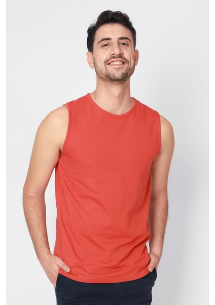 O-Yaka Kolsuz T-shirt Cuerposino - Turuncu fiyatları