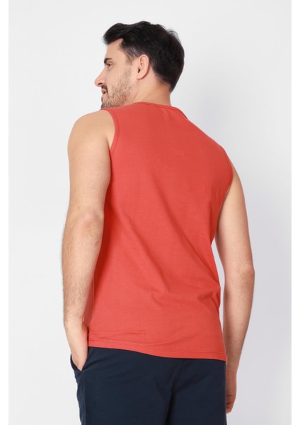 O-Yaka Kolsuz T-shirt Cuerposino - Turuncu modelleri