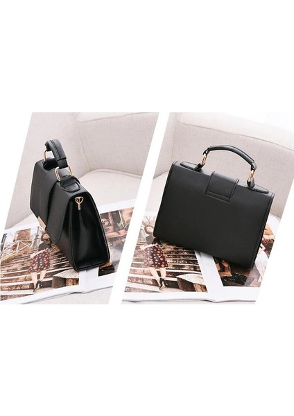 Gri Stil 20X6X15 cm Driga Ummer Moda Kadın Çanta Deri Çanta Pu Omuz Çantası Kadınlar Için Küçük Flap Crossbody Çanta Messenger Çanta (Yurt Dışından) fırsatları